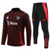Manchester United Sweat de Treino Preta Zíper 2024-25